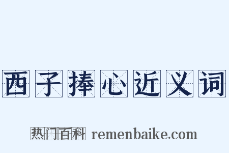 西子捧心近义词是什么意思的图片